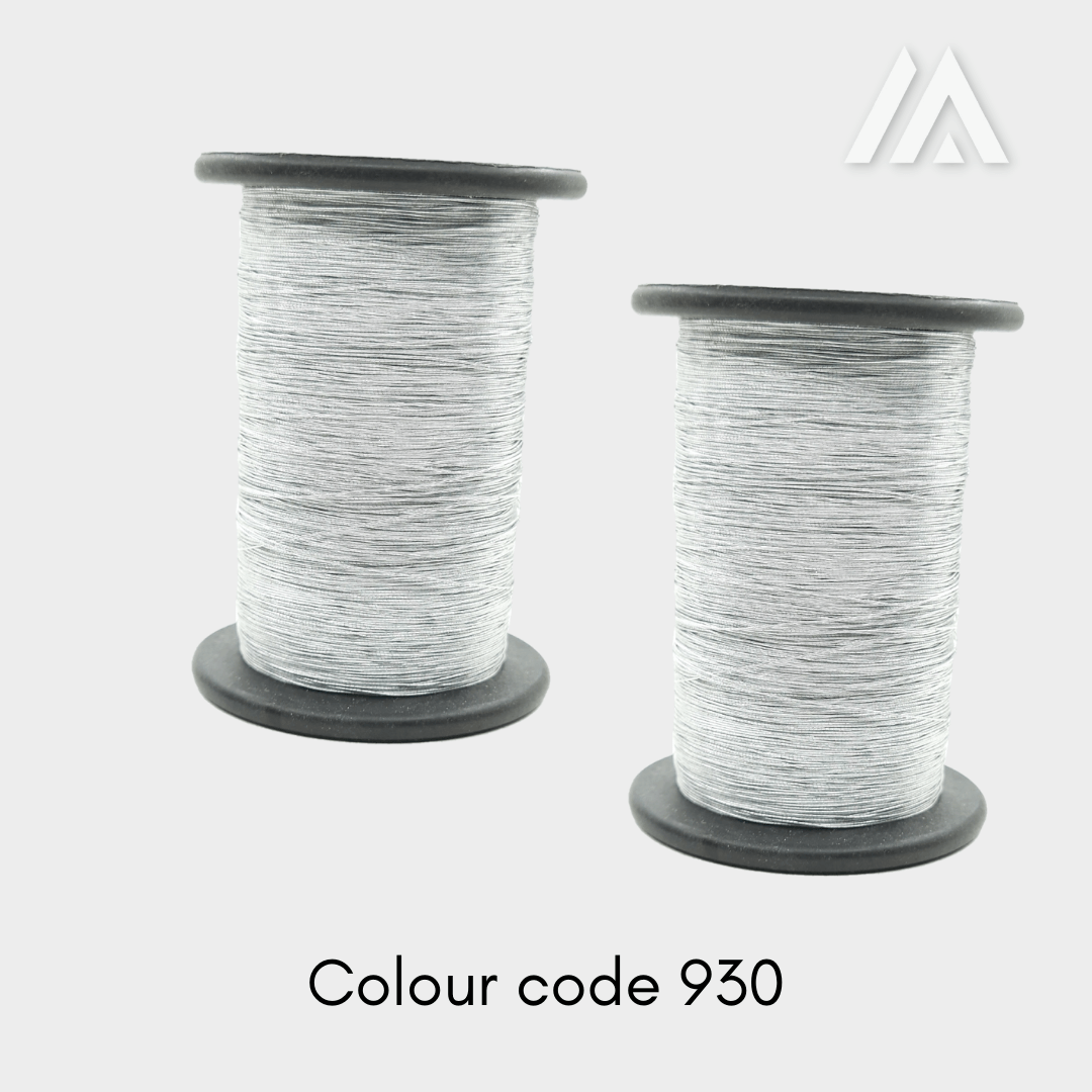 Zari thread Silver - colour code 930