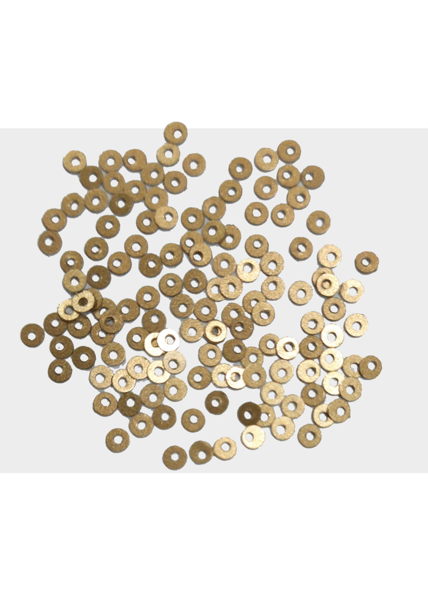 Sequins - Matt gold 3mm Sequins - Matt gold 3mm