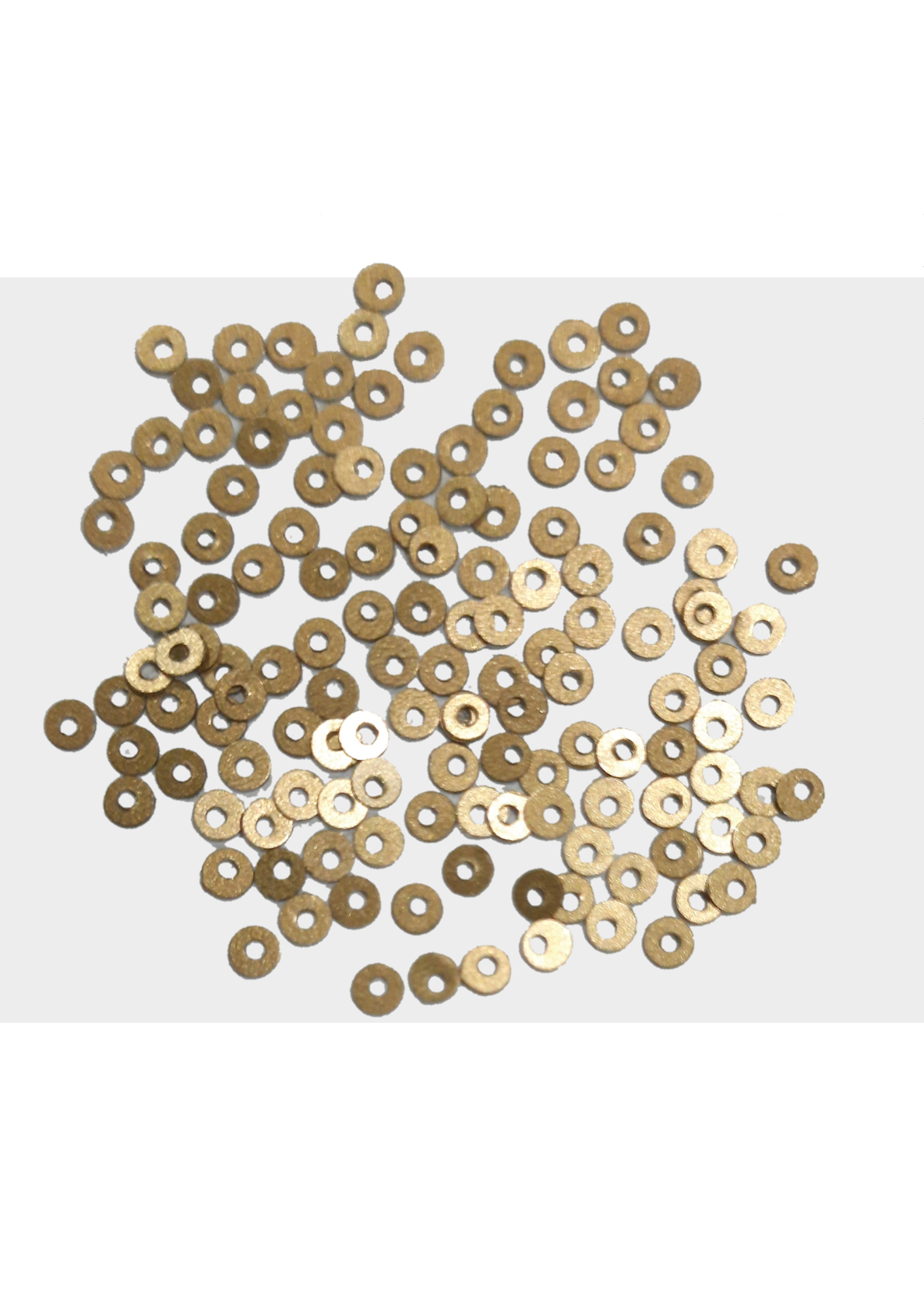 Sequins - Matt gold 3mm