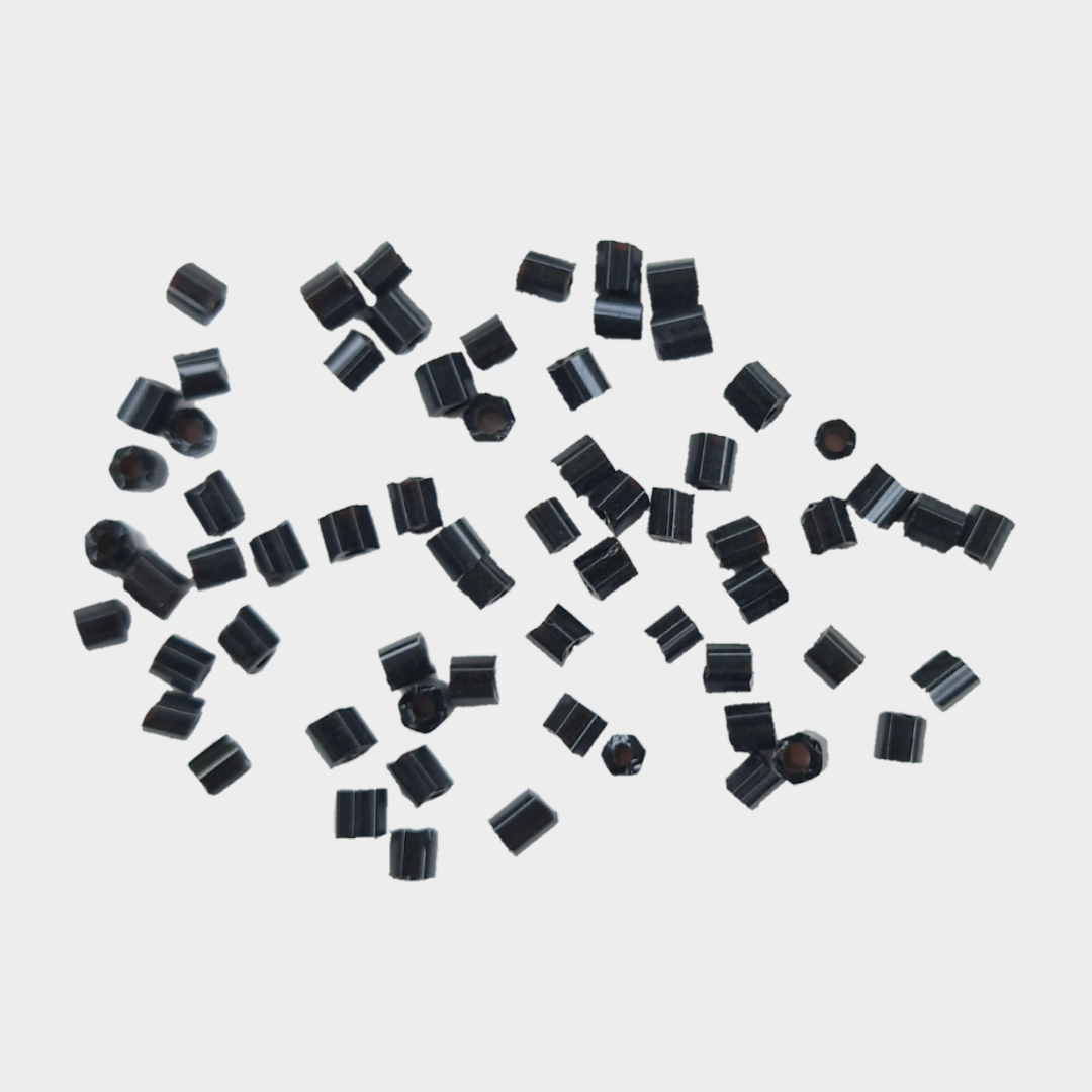 Cutdana - Black 02mm (Hexagonal) Cutdana - Black 02mm (Hexagonal)