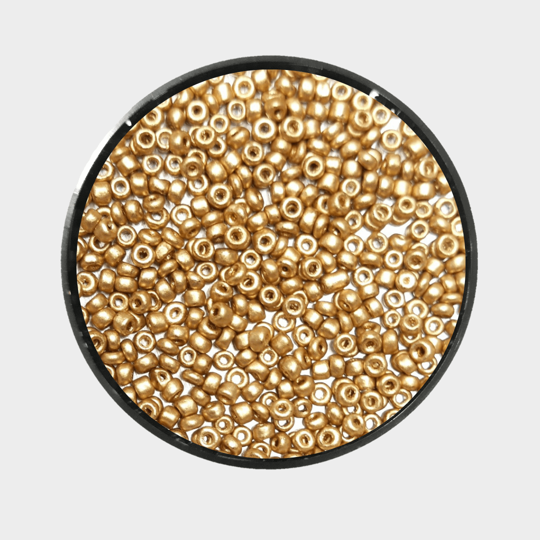 Bead - Gold matt 3mm