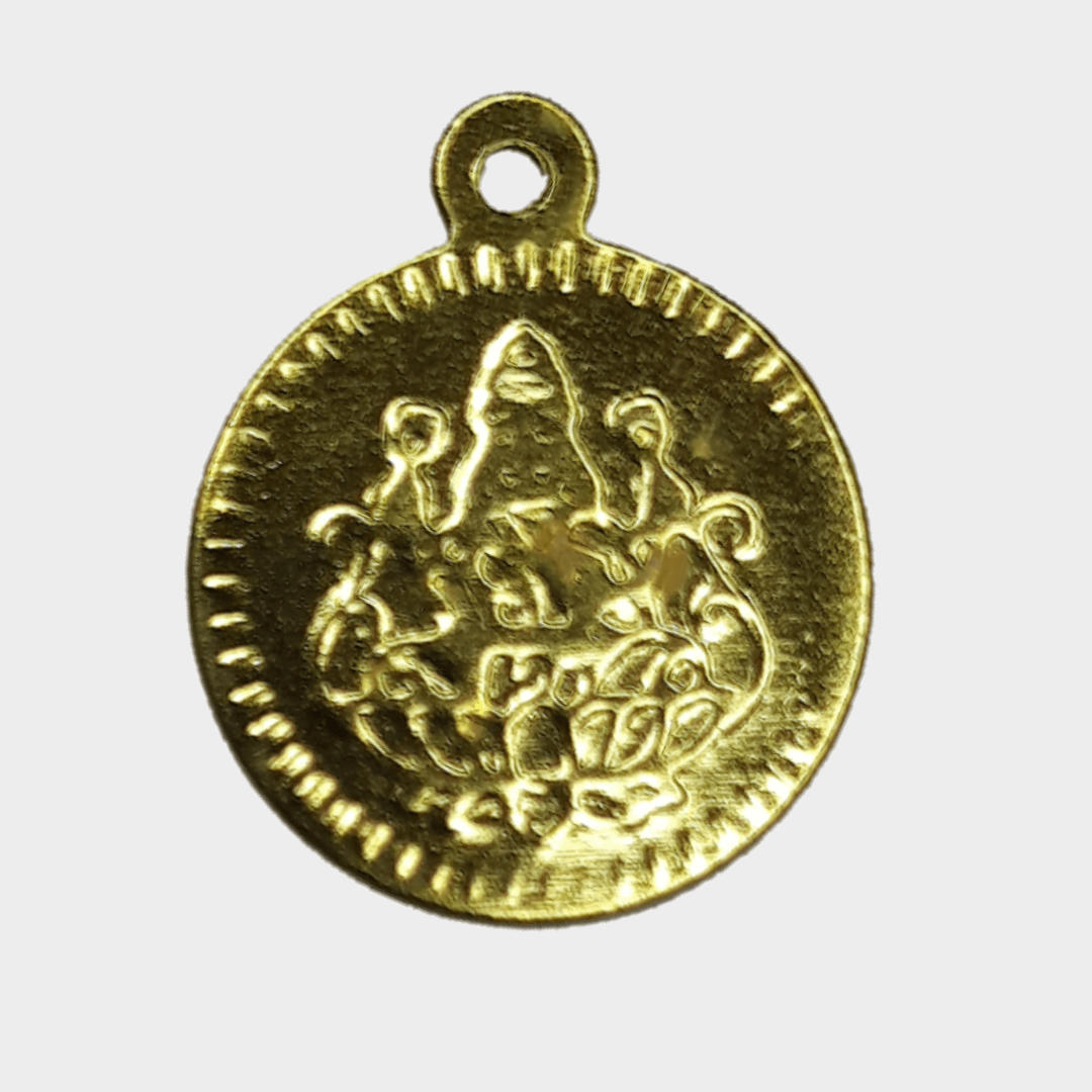 Laxmi Coin 15mm (metallic gold) Laxmi Coin 15mm (metallic gold)