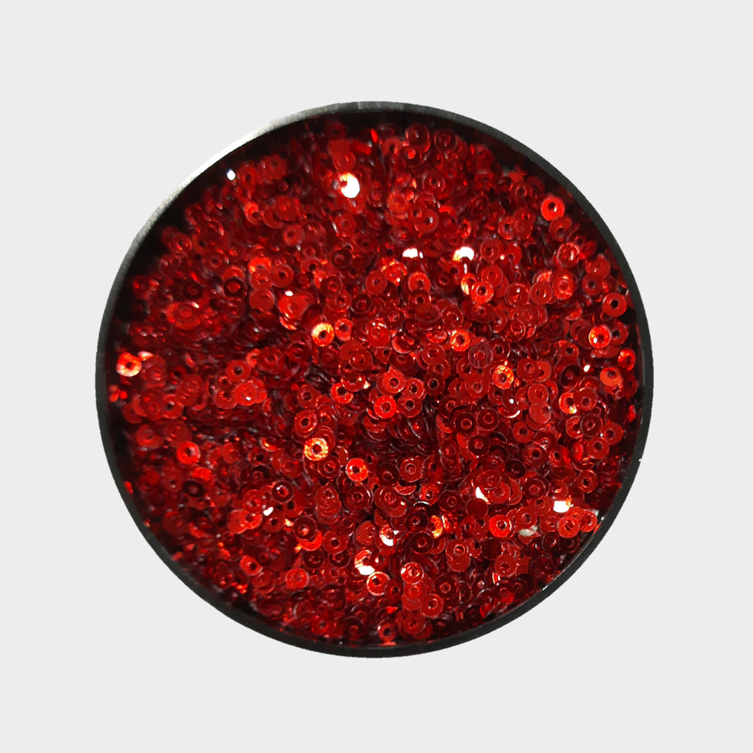 Sequins - shine red 3mm