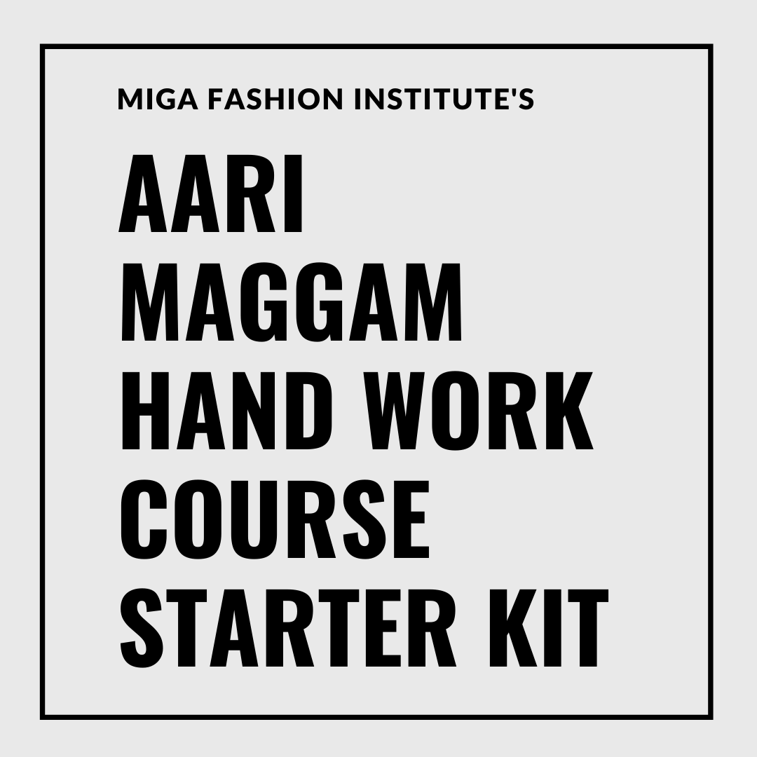 Aari/ maggam/ hand work course starter kit by Miga Fashion Institute