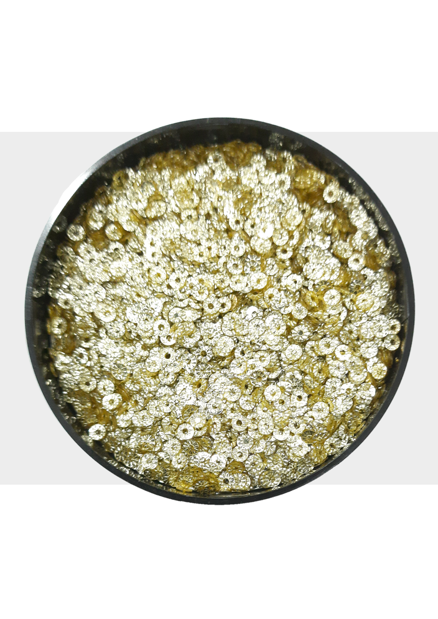 Sequins - Shine golden flower 3mm