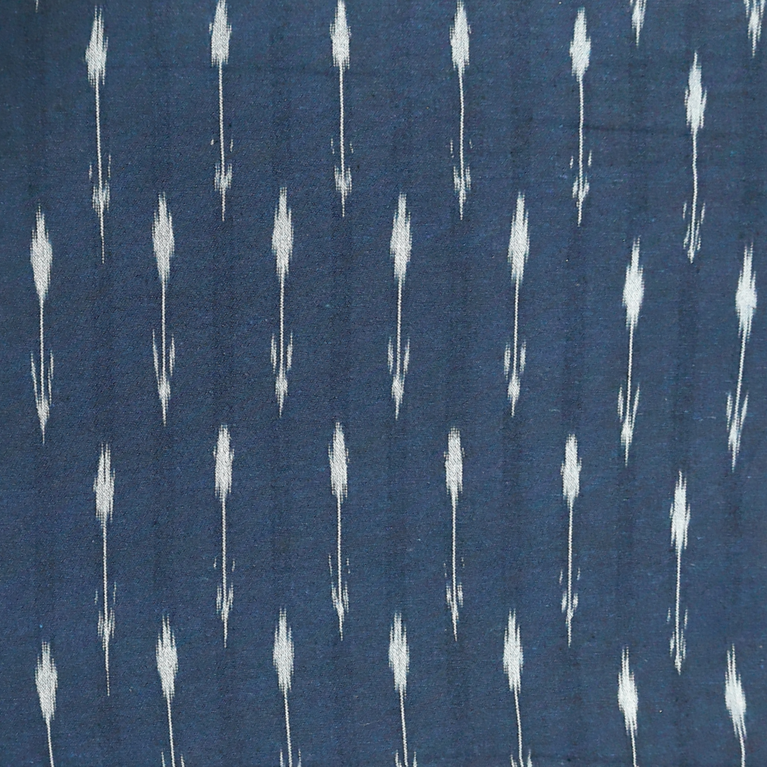 Ikat - Dark Blue handloom cotton