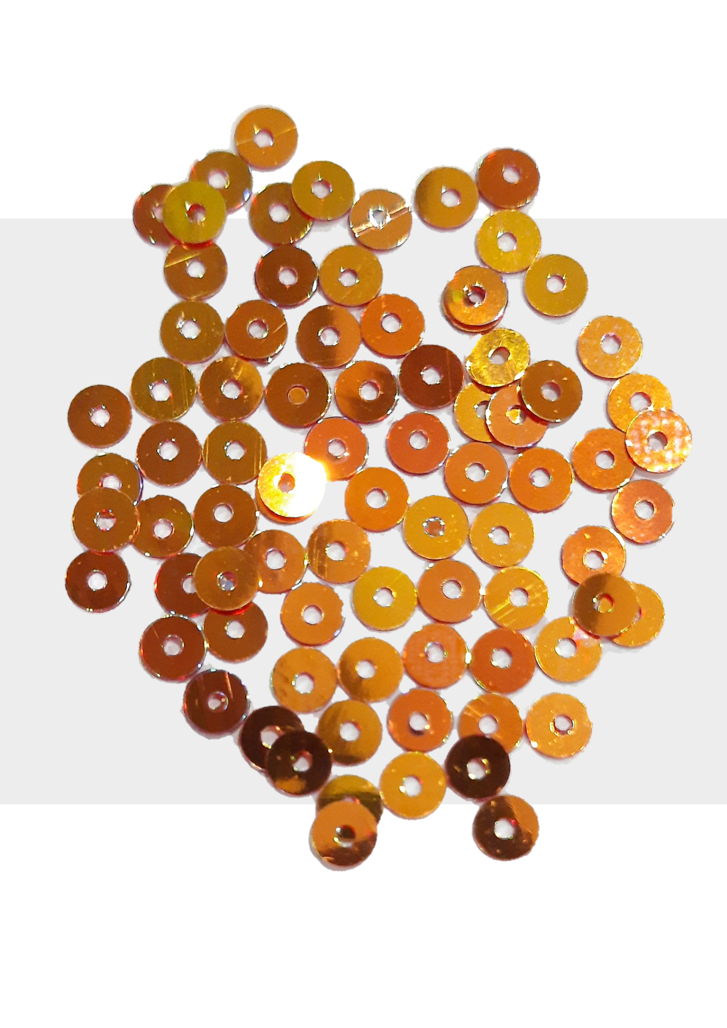 Sequins - Multi tone orange gold 05mm Sequins - Multi tone orange gold 05mm