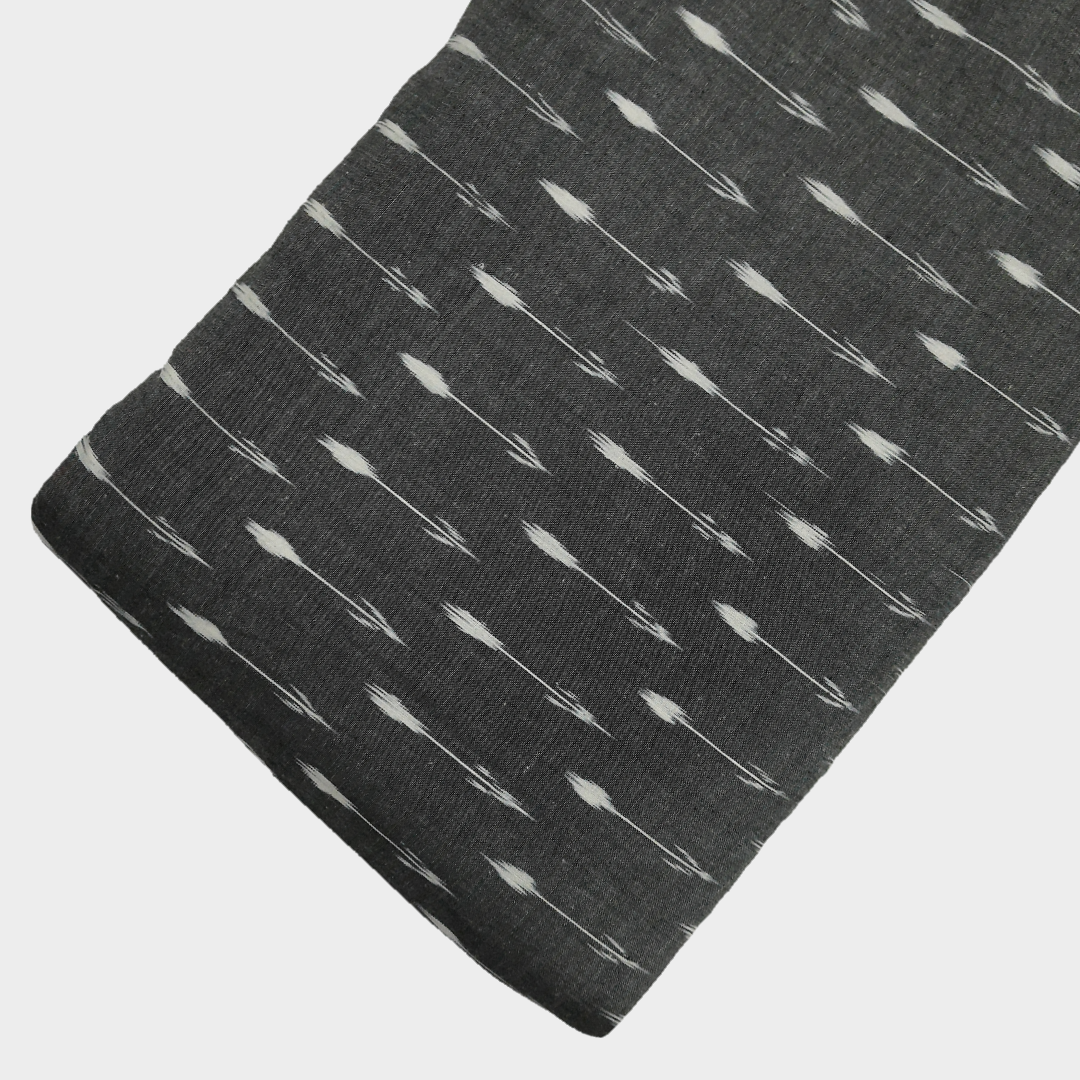 Ikat - Grey handloom cotton
