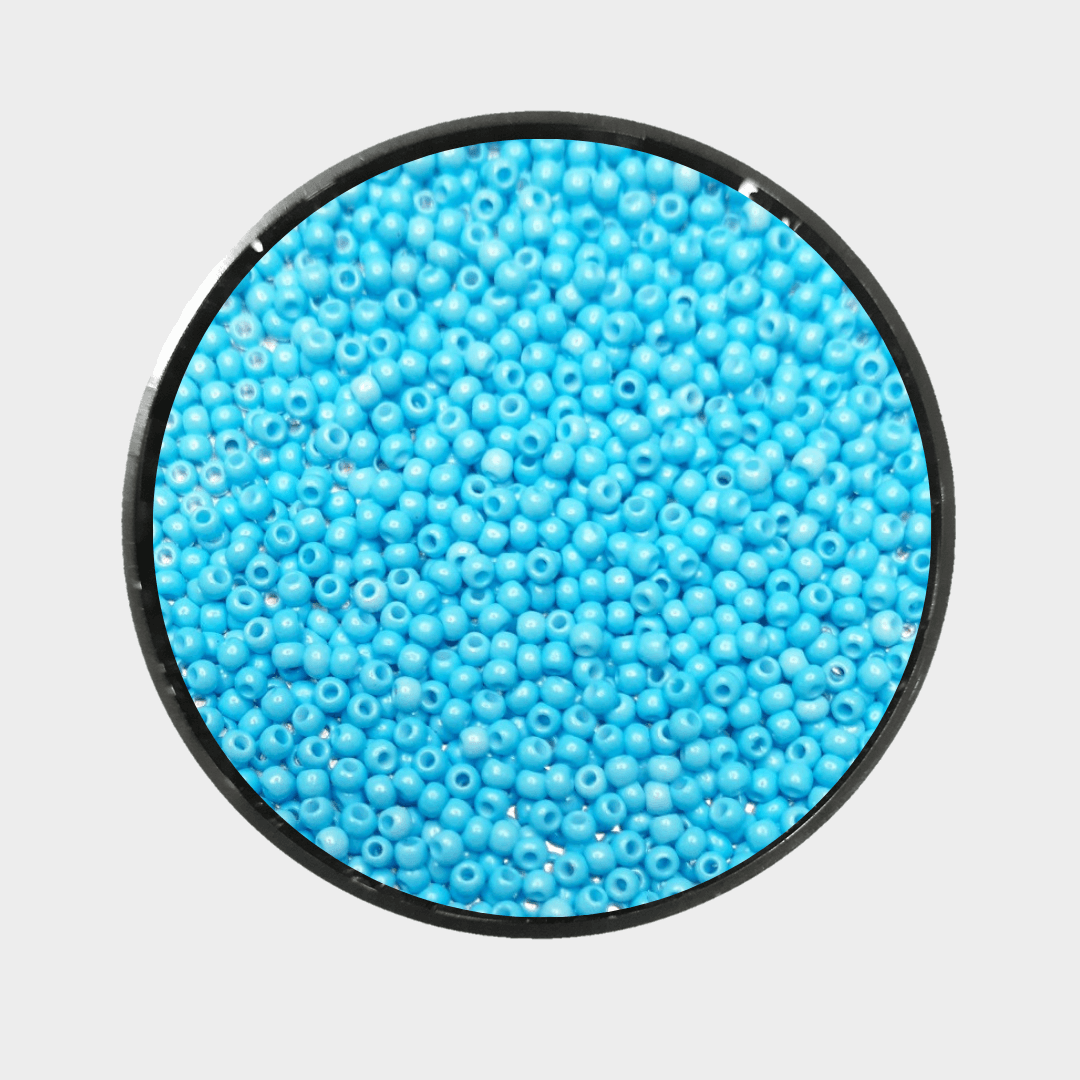 Bead - sky blue matt 2mm