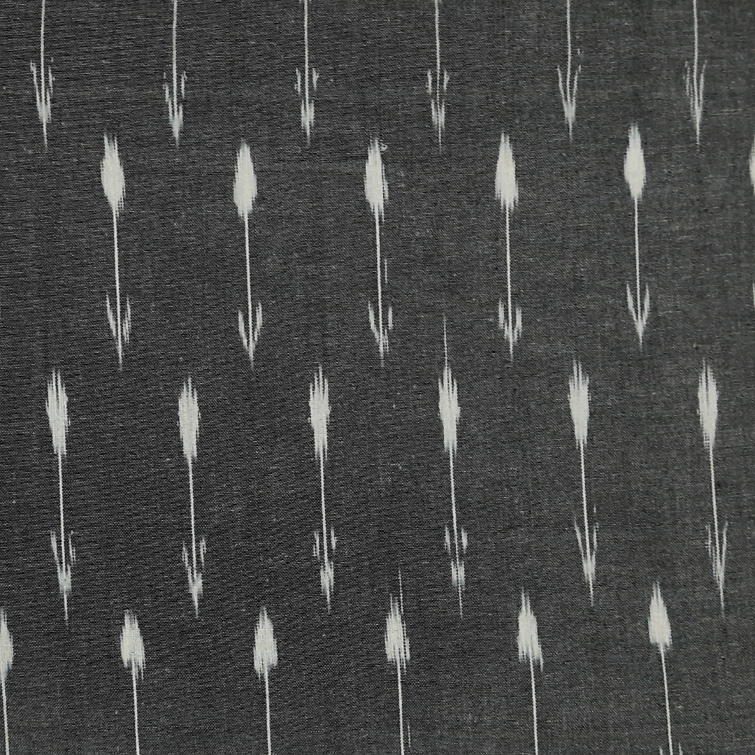 Ikat - Grey handloom cotton