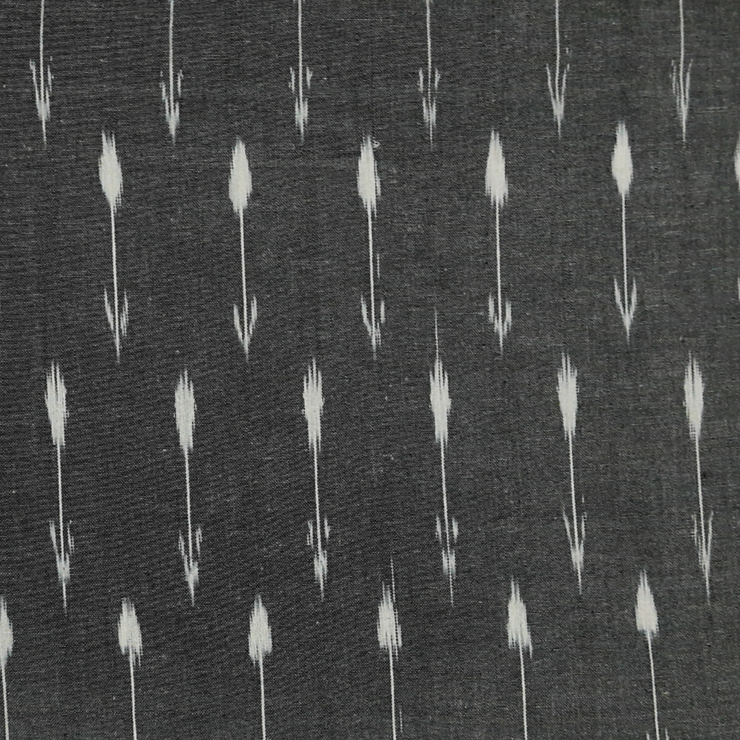 Ikat - Grey handloom cotton Ikat - Grey handloom cotton